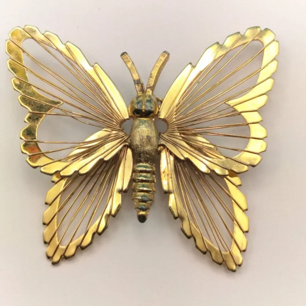 Monet Butterfly Brooch Pin 2.4